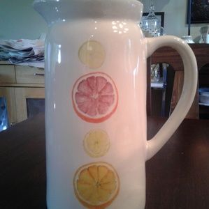 Rae Dunn citrus lemonade pitcher